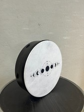 Ritualle Handtrommel 14"/35 cm, Synthetisches Fell, Mondphasen, Vegan