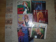 AMANDA LEAR - 6 STÜCK 7" VINYL SINGLE PLATTEN - FOLLOW MW - BLOOD&HONEY