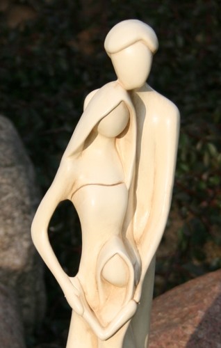 Figur dekofigur statue familie - figur,