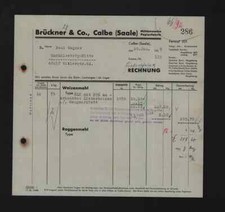 CALBE/SAALE, Rechnung 1939