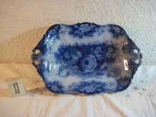 Antike blaue Porzellan Schale