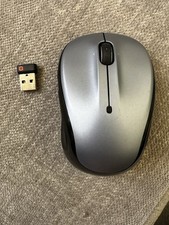 Logitech M325 Mäuse USB Empfänger 2.4 GHz Optische Sensor Silber