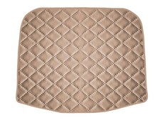 Dunkelbeige Gestepptes Öko