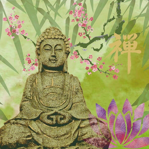 Servietten grüner buddha - servietten,