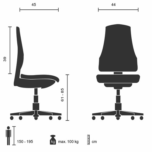 Hjh office arbeitsstuhl top - hjh,