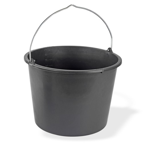 10x baueimer schwarz 20 - baueimer, 5-20