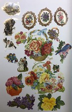 Glanzbilder, Oblaten, Konvolut s. Foto - Verschiedene