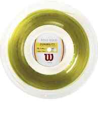 2 x Wilson Poly Tennissaiten ( 200m Rolle ) 16 Gold 1,30 mm 