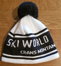 SKI WORLD CUP  Wintermütze MONTANA Skimütze Pudelmütze / WORLD CUP MÜTZE