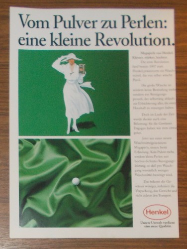 Seltene werbung henkel persil - seltene,