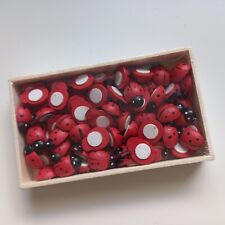 72 Marienkäfer Holz Basteln