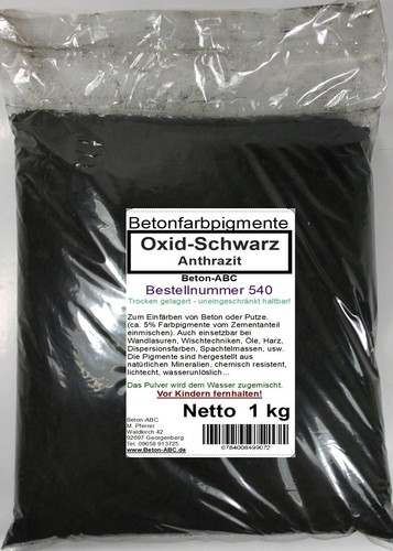 Oxid schwarz pigment - 1, kg