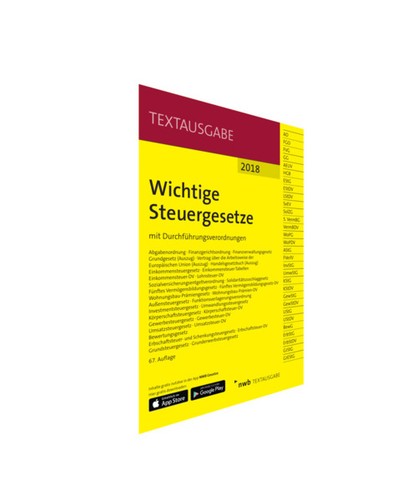 Wichtige steuergesetze mit - steuergesetze:,