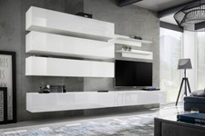 Anbauwand wohnwand wohnzimmer - wohnwand,