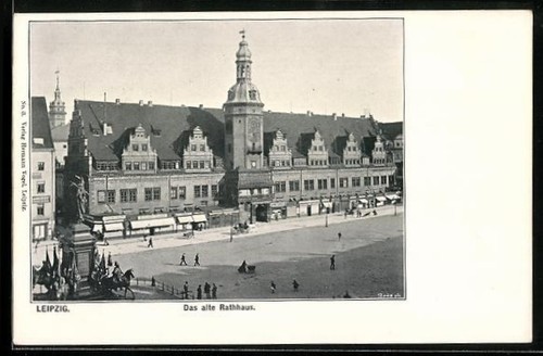 Leipzig das alte rathaus - leipzig,,