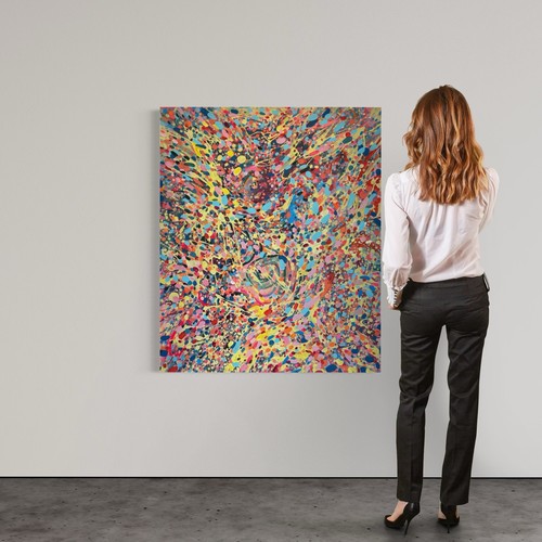 Xxl acryl gemälde abstrakt - gemälde,