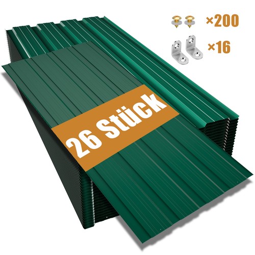 26x stahlblech dach platten - 26x,