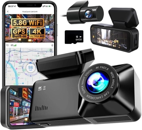 Dashcam pro mit 4k vorne - 2.0,