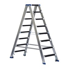 Stufenstehleiter beidseitig