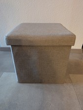 Sitzhocker, LivarnoLiving, beige, klappbar, sehr guter Zustand!