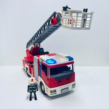 Playmobil - 4820 Playmobil Feuerwehr Feuerwehrauto - Unvollständig - GUT  #1350