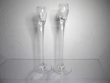 70er J. 2 x hohe Kerzenhalter