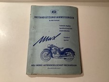 NSU Werkstatthandbuch Max