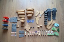 Playtive Junior Autobahn Eisenbahnstrecke Holzbausteinen