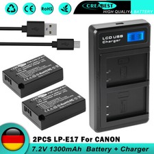 2x LP-E17 Akku + Ladegerät