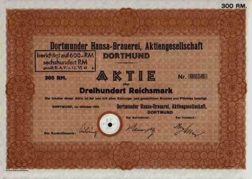 Dortmunder hansa brauerei 1928 - brauerei,