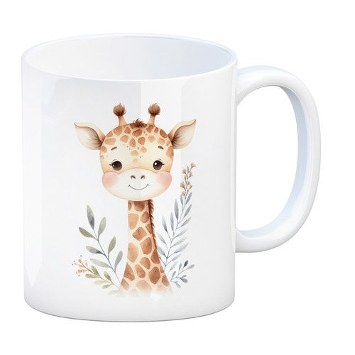 Giraffe kaffeebecher - giraffe,