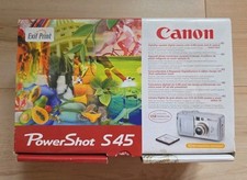Digitalkamera Canon Power Shot S45 4 Megapixel Silber komplett OVP