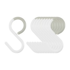 9Stk S Haken 2.4" Kunststoff