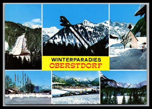 Ansichtskarte oberstdorf - ansichtskarte,
