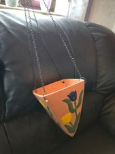 Hängeampel Blumentopf Ton