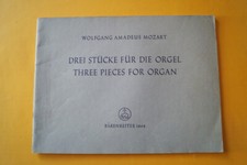 Notenbuch/-heft: Drei Stücke für die Orgel (Mozart) (N-144)
