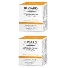 RUGARD VITAMIN CREME 2x100ml Antifaltenpflege für trockene Gesichtshaut + PROBEN