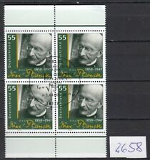 Mi.-Nr. 2658 "Max Blank, 1858 - 1947", 4er Block mit Rand und ESST Berlin