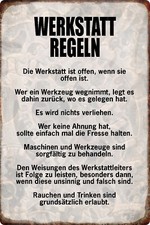 Blechschild 20x30cm gewölbt