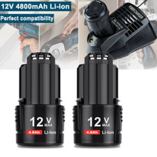 2X Für Bosch GBA 12V 4.0Ah Akku / Ladegerät BAT411 Li-ion GSR GDR GSA BAT412 GWI
