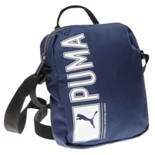 PUMA Herren Umhängetasche Schultertasche Tasche Organizer Schwarz Blau neu