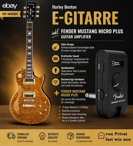 Gitarre harley benton - e-gitarre,