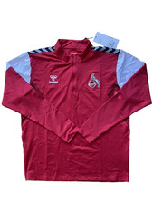 Hummel 1. FC Köln 1/4 Zip Training Sweatshirt Rot Gr. M Hoodie Pullover Jacke