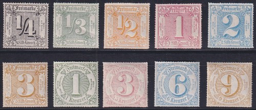 Thurn und taxis - taxis, 1866
