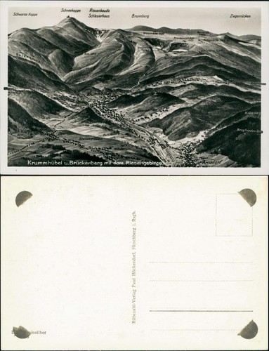 Postcard krummhübel karpacz - postcard,
