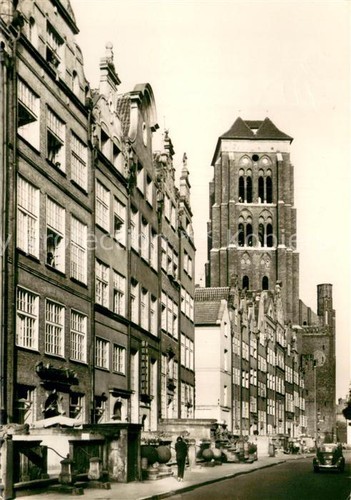 Gdansk danzig ulica piwna - ulica, w