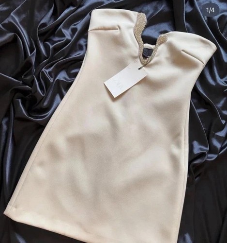 Zara minikleid kleid strass - kleid/, strass/