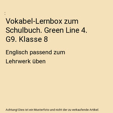 Vokabel-Lernbox zum Schulbuch. Green Line 4. G9. Klasse 8: Englisch passend zum 