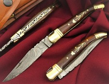 LAGUIOLE Taschenmesser Klappmesser Jagdmesser Damastmesser  edel Geschenk (LG3)