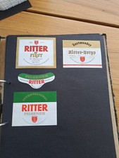 ☆☆Bieretiketten Ritter Brauerei Dortmund 4 Etiketten☆☆